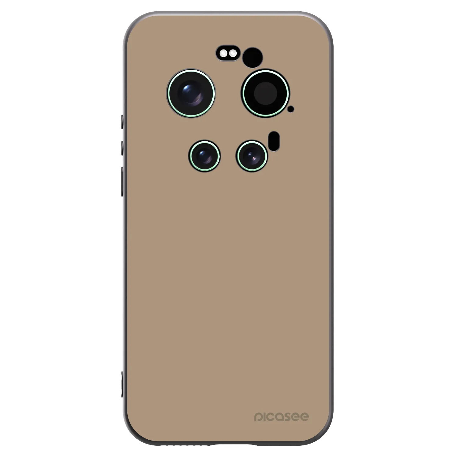 Picasee Xiaomi 17 Ultra Hülle - Schwarzes Silikon - Soft Sand