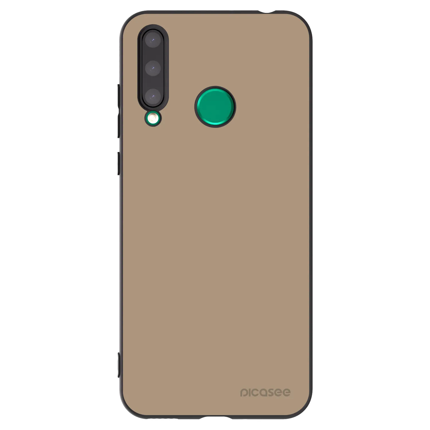 Picasee Honor 20 Lite Hülle - Schwarzes Silikon - Soft Sand