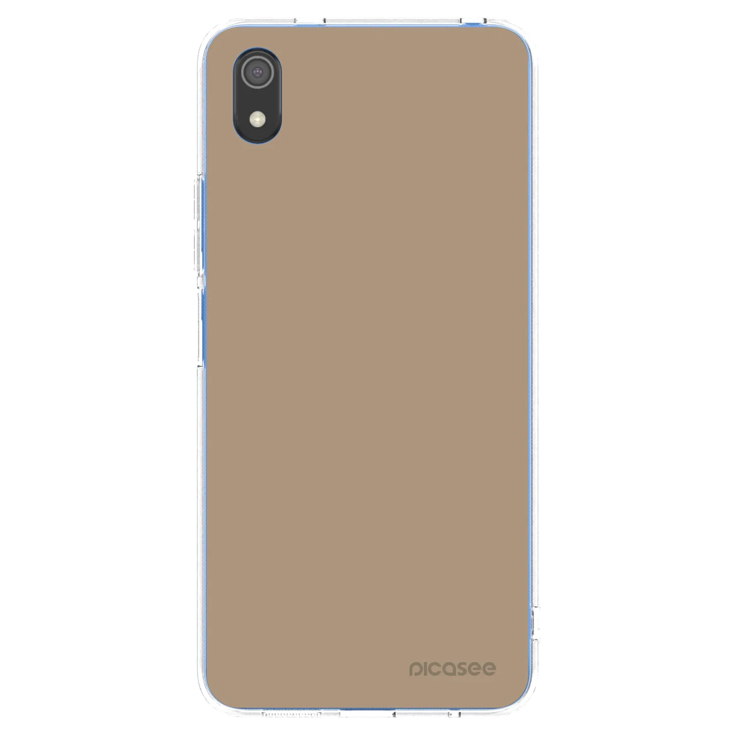 Picasee Xiaomi Redmi 7A Hülle - Transparentes Silikon - Soft Sand