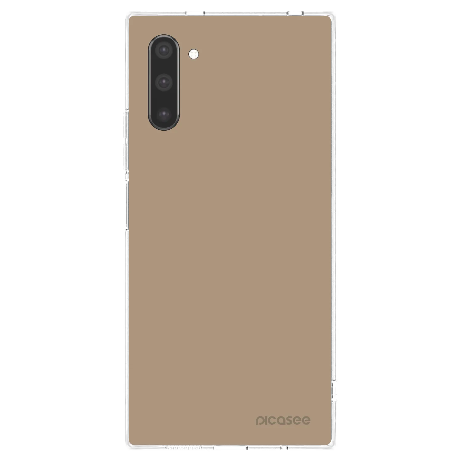 Picasee Samsung Galaxy Note 10 N970F Hülle - Transparentes Silikon - Soft Sand