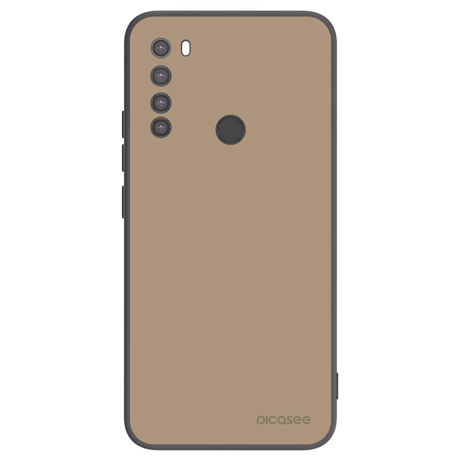 Picasee Xiaomi Redmi Note 8 Hülle - Schwarzes Silikon - Soft Sand