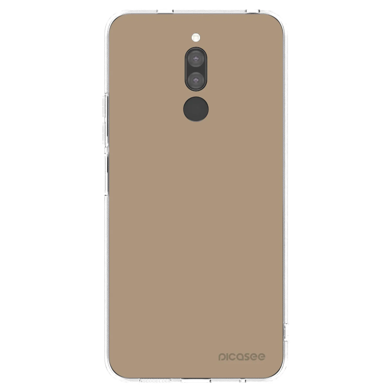 Picasee Xiaomi Redmi 8 Hülle - Transparentes Silikon - Soft Sand