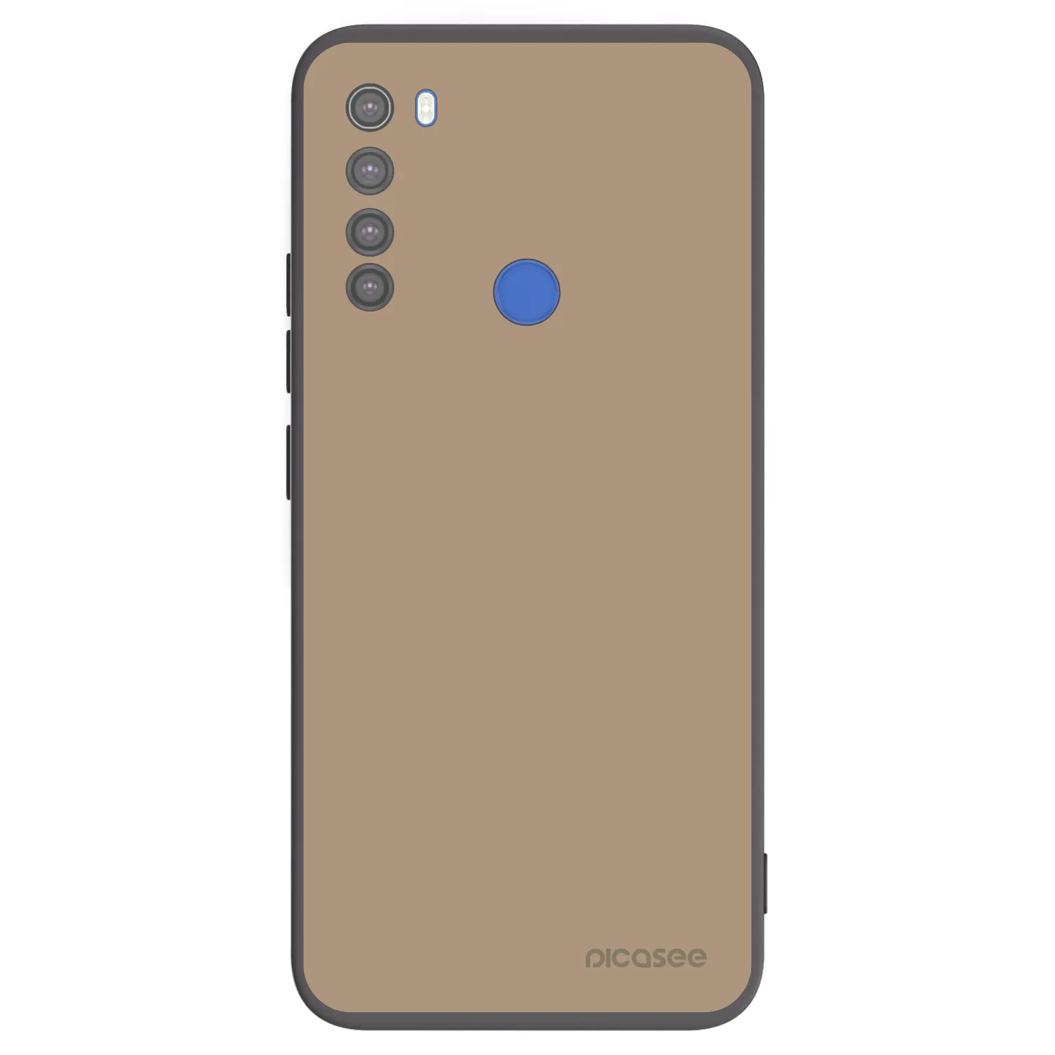 Picasee Xiaomi Redmi Note 8T Hülle - Schwarzes Silikon - Soft Sand