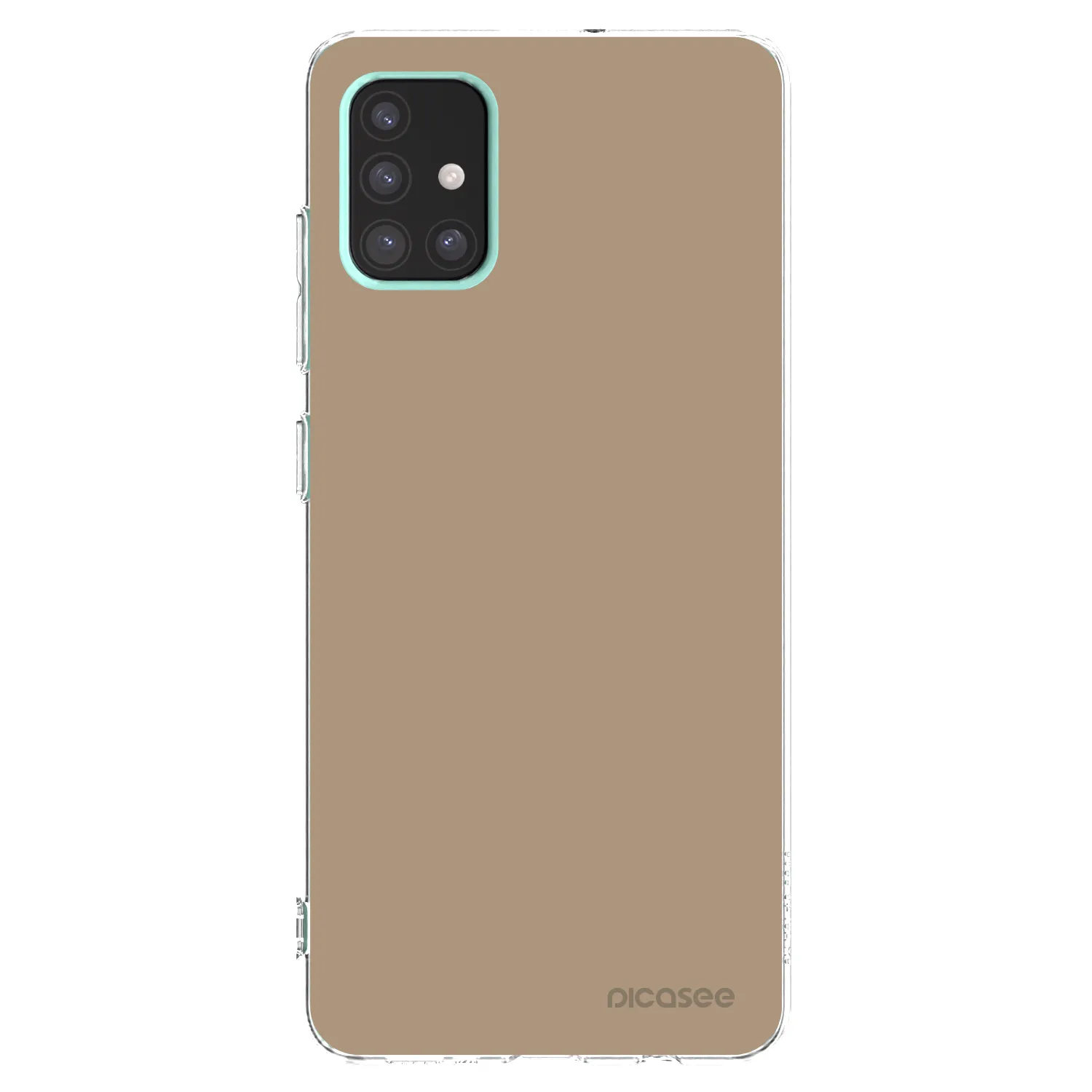 Picasee Samsung Galaxy A51 A515F Hülle - Transparentes Silikon - Soft Sand