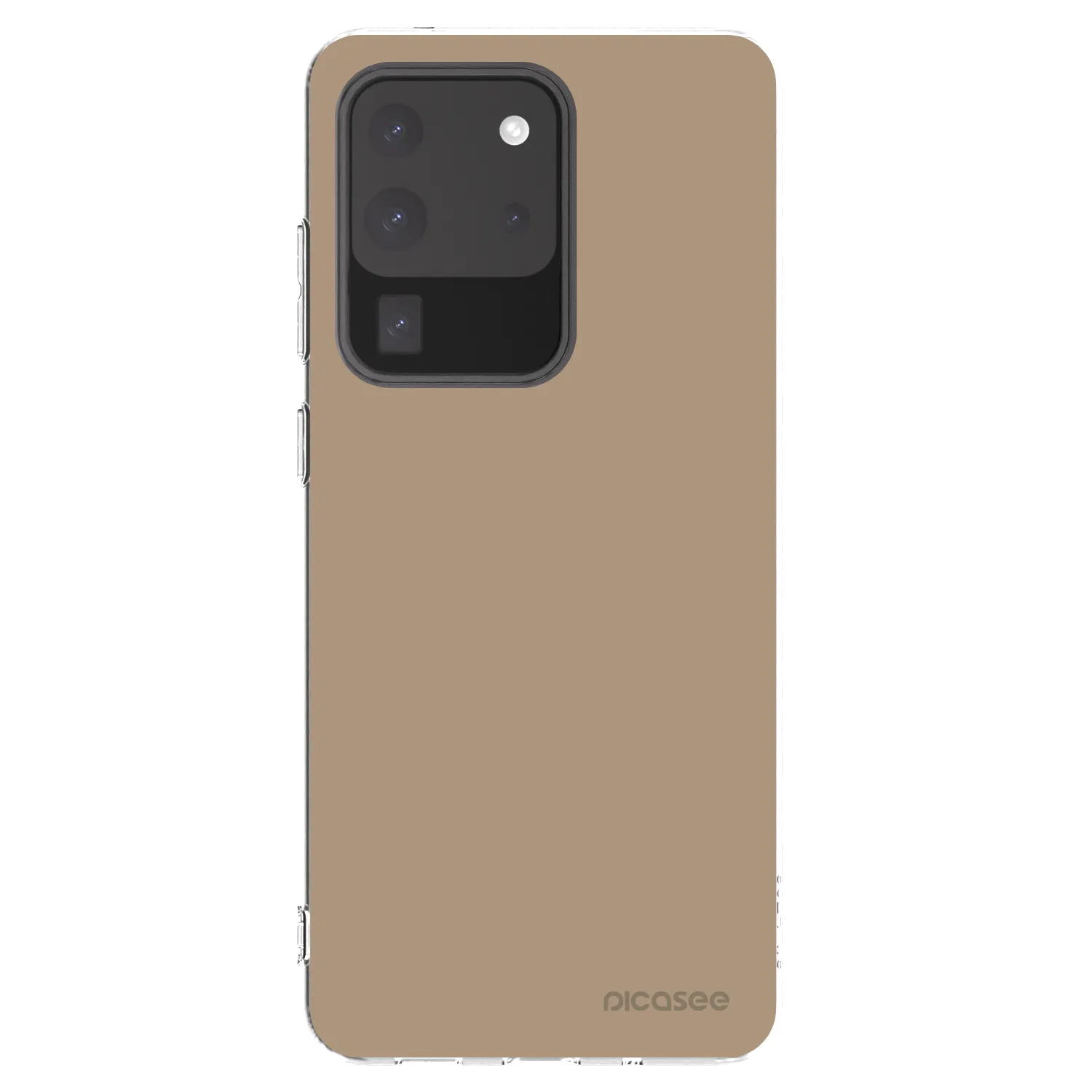 Picasee Samsung Galaxy S20 Ultra 5G G988F Hülle - Transparentes Silikon - Soft Sand