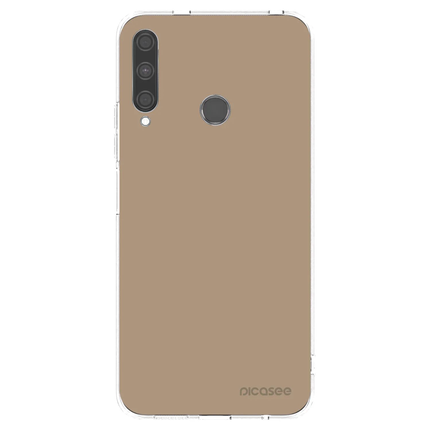 Picasee Huawei P40 Lite E Hülle - Transparentes Silikon - Soft Sand