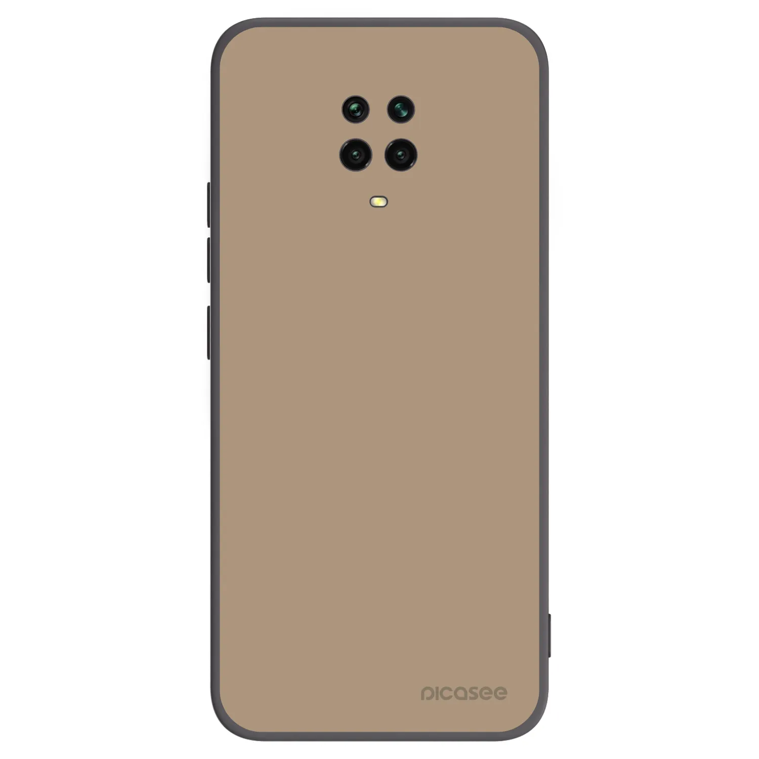 Picasee Xiaomi Redmi Note 9 Pro Hülle - Schwarzes Silikon - Soft Sand