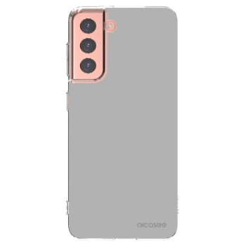 Picasee Samsung Galaxy S21 5G G991B Hülle - Transparentes Silikon - Stone