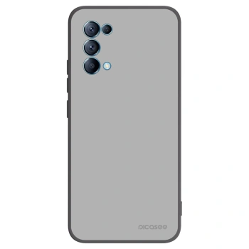 Picasee OPPO Reno 5 5G Hülle - Schwarzes Silikon - Stone