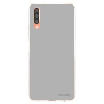 Picasee Samsung Galaxy A70 A705F Hülle - Transparentes Silikon - Stone
