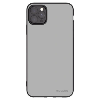 Picasee Apple iPhone 11 Pro Max Hülle - Schwarzes Silikon - Stone