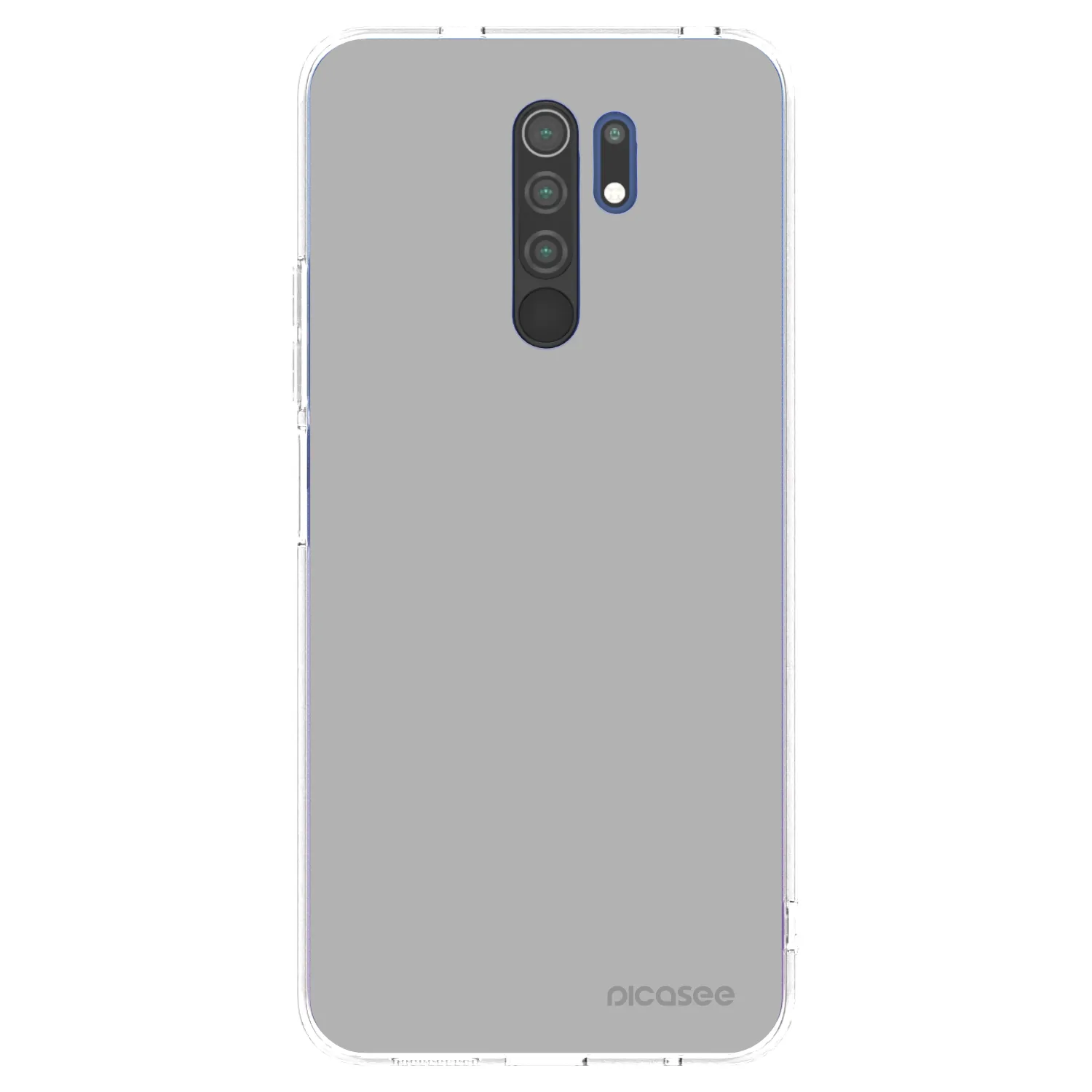 Picasee Xiaomi Redmi 9 Hülle - Transparentes Silikon - Stone