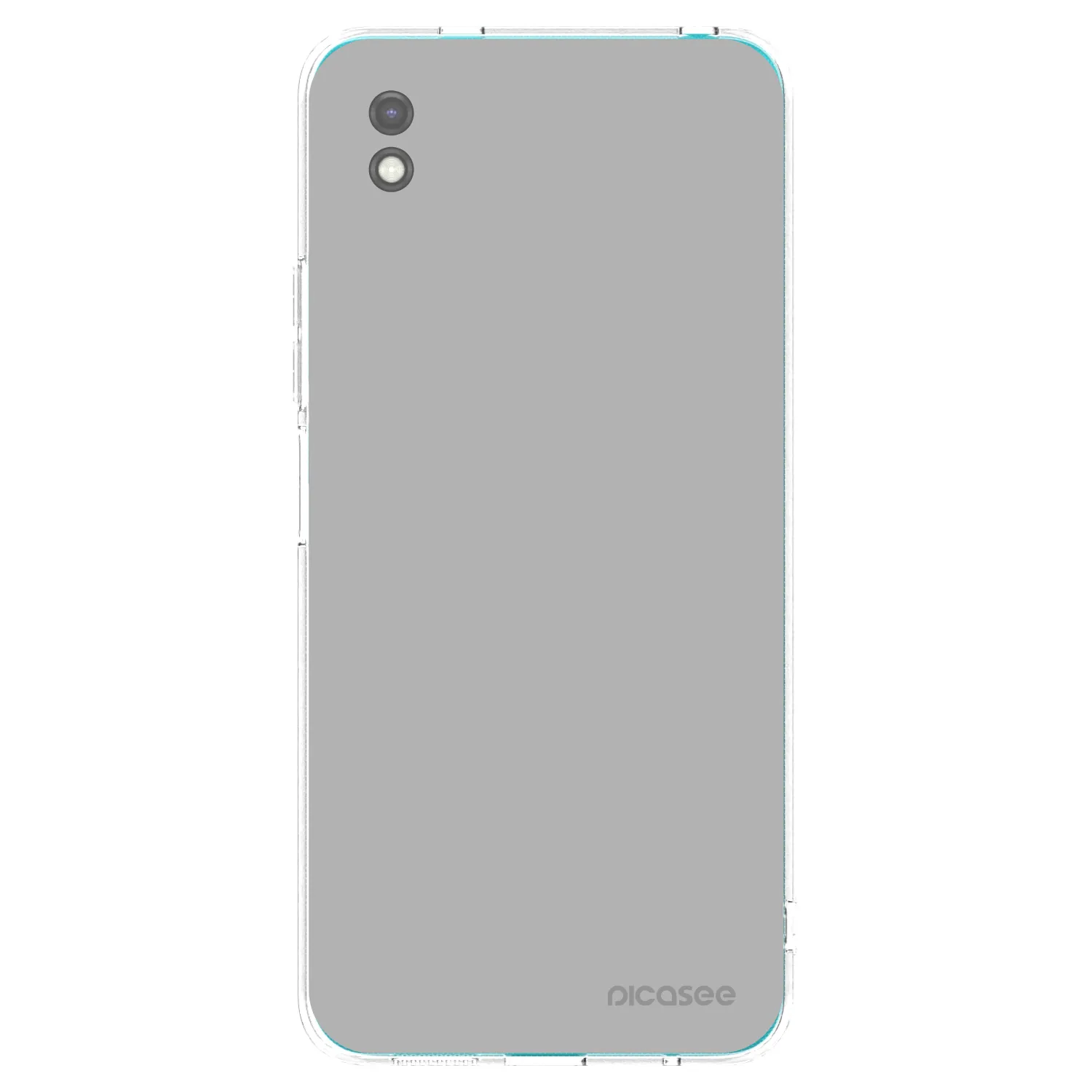 Picasee Xiaomi Redmi 9A Hülle - Schwarzes Silikon - Stone