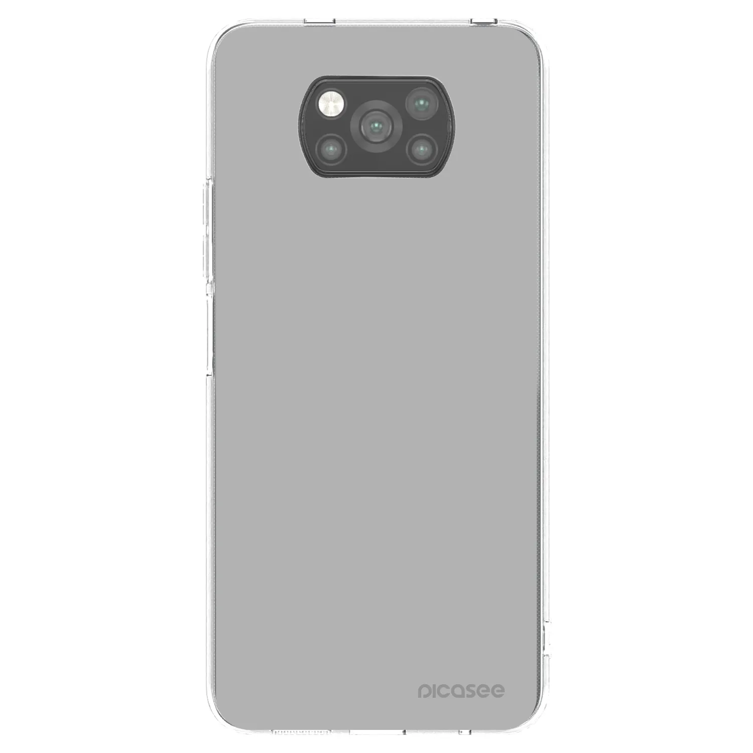 Picasee Xiaomi Poco X3 Hülle - Schwarzes Silikon - Stone