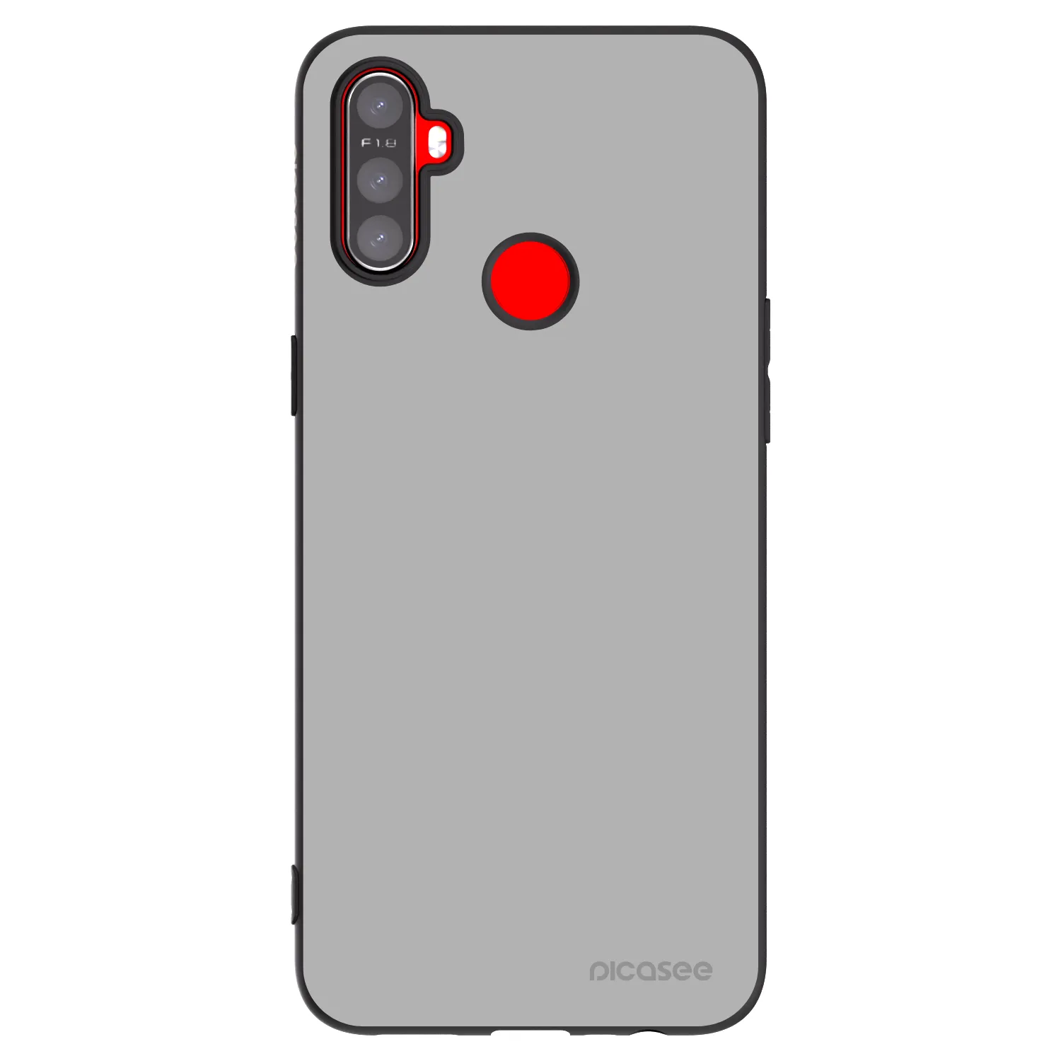Picasee Realme C3 Hülle - Schwarzes Silikon - Stone