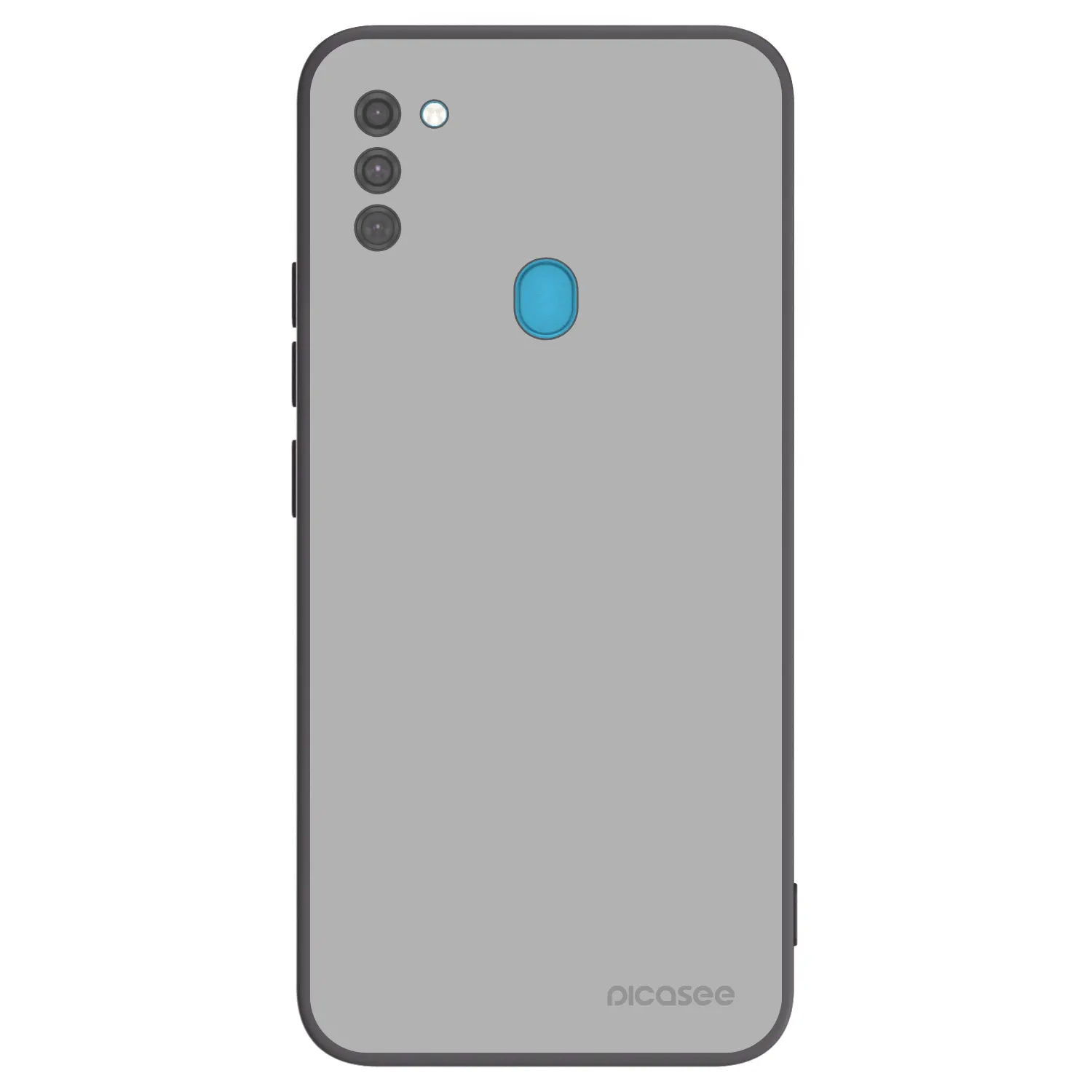 Picasee Samsung Galaxy M11 Hülle - Schwarzes Silikon - Stone