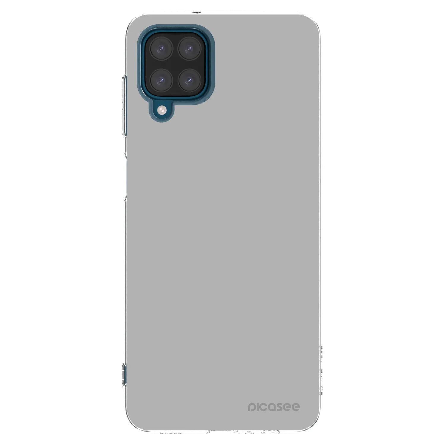 Picasee Samsung Galaxy A12 A125F Hülle - Transparentes Silikon - Stone