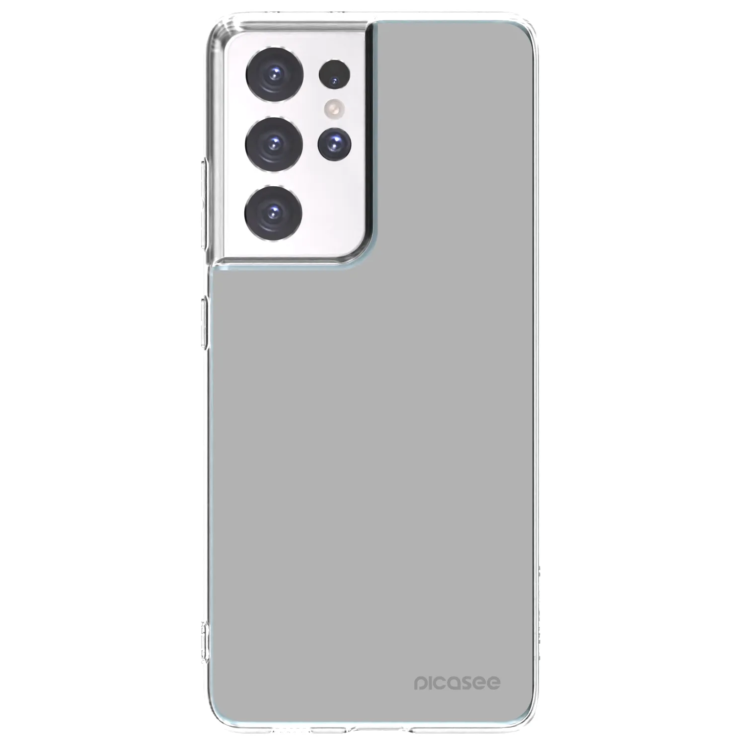 Picasee Samsung Galaxy S21 Ultra 5G G998B Hülle - Transparentes Silikon - Stone
