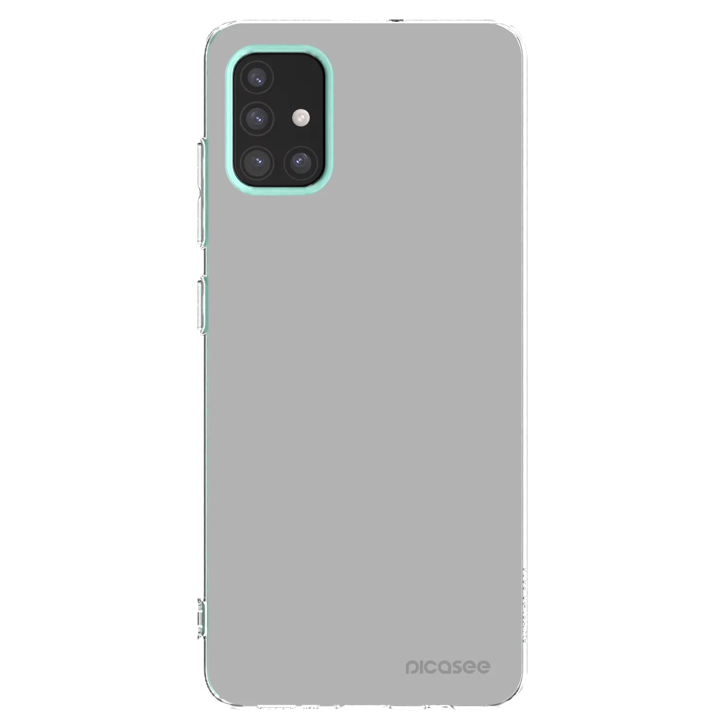 Picasee Samsung Galaxy M31s Hülle - Transparentes Silikon - Stone