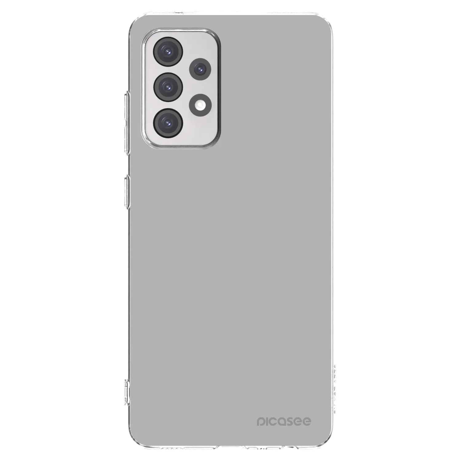 Picasee Samsung Galaxy A52 5G A525F Hülle - Transparentes Silikon - Stone