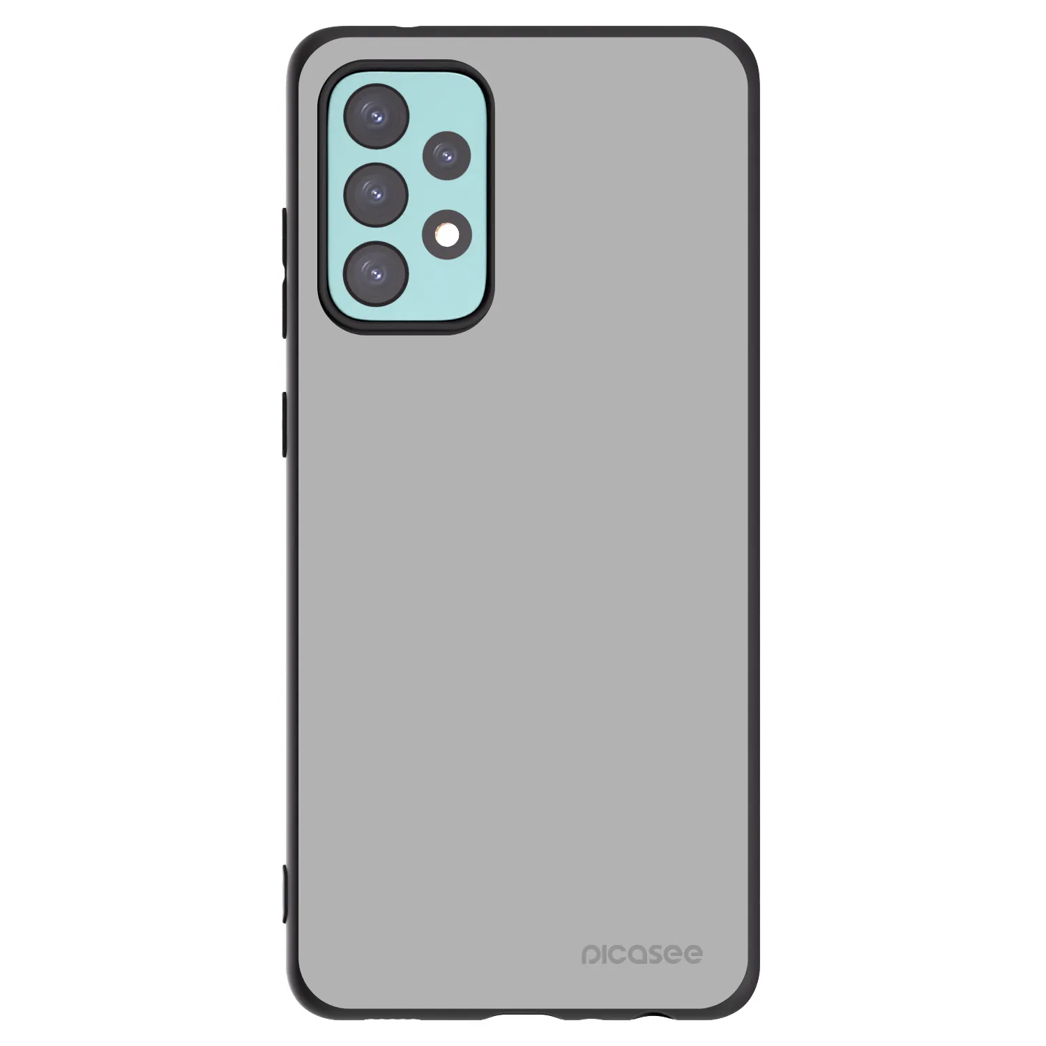 Picasee Samsung Galaxy A72 A725F Hülle - Schwarzes Silikon - Stone