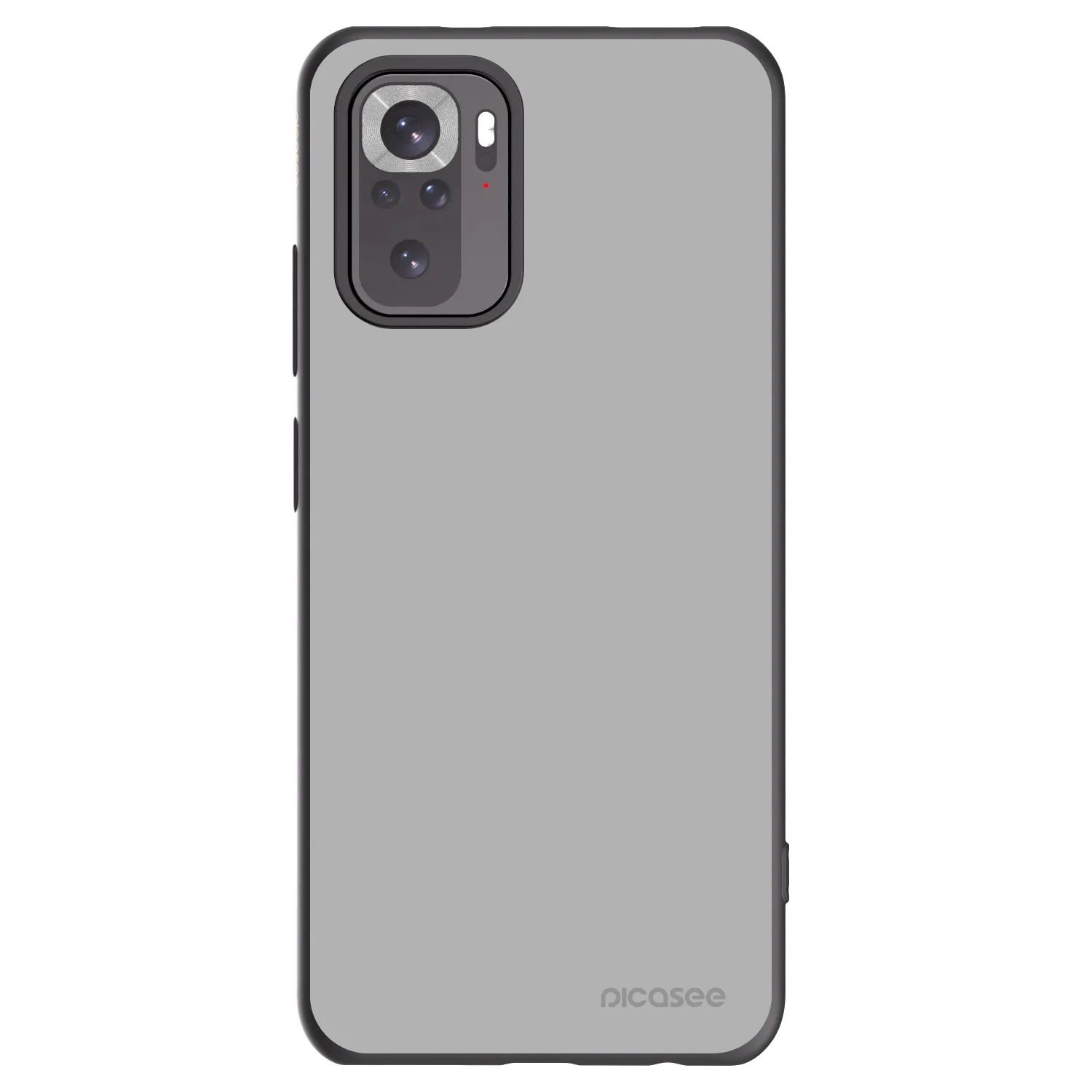 Picasee Xiaomi Redmi Note 10S Hülle - Schwarzes Silikon - Stone