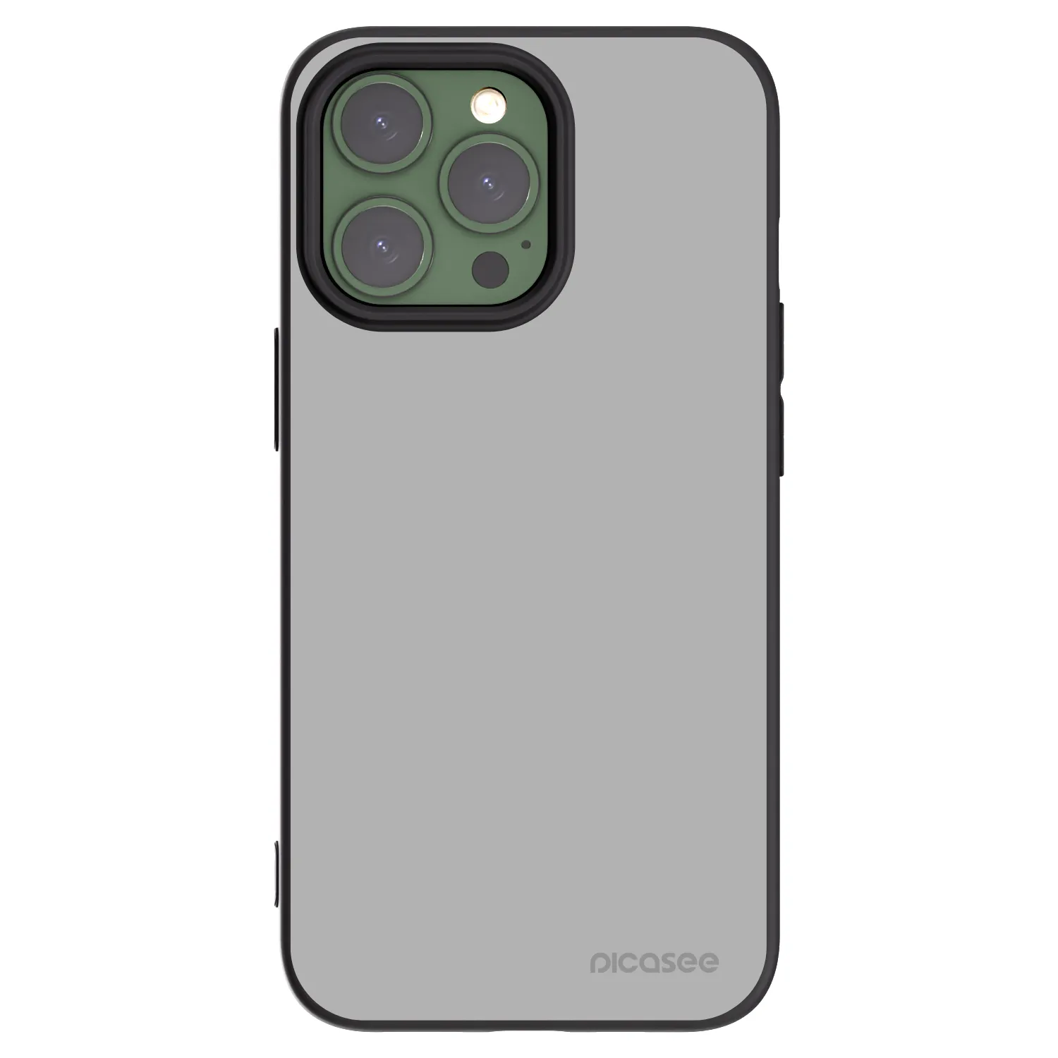 Picasee Apple iPhone 13 Pro Hülle - Schwarzes Silikon - Stone