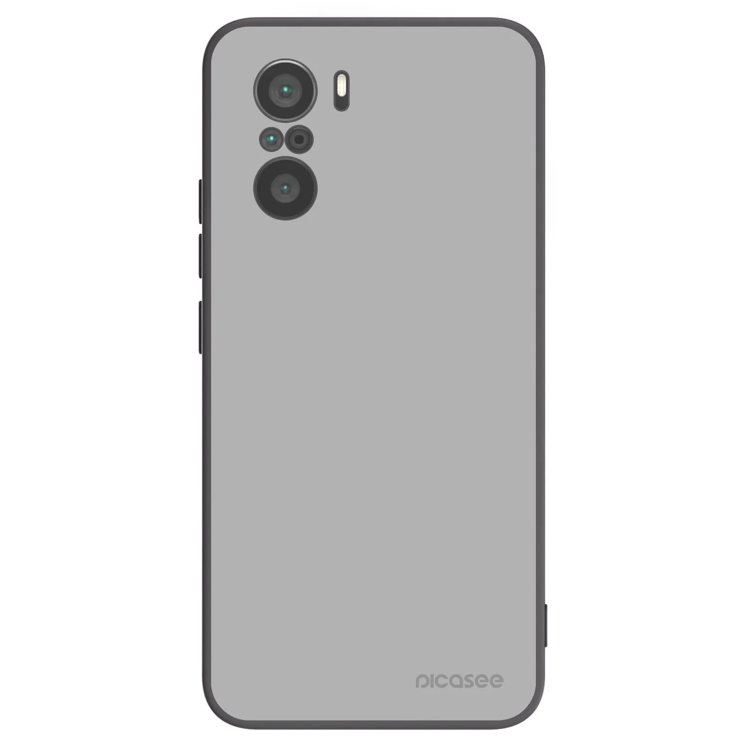 Picasee Xiaomi Poco F3 Hülle - Schwarzes Silikon - Stone