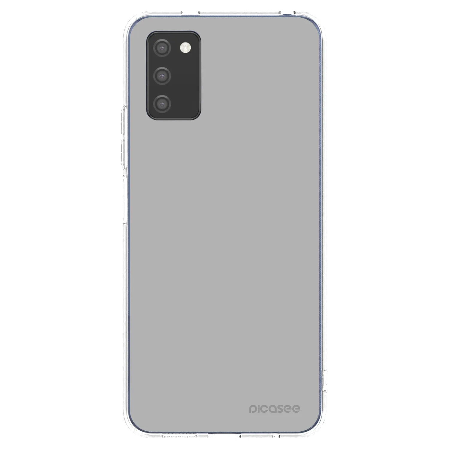 Picasee Samsung Galaxy A02s A025G Hülle - Transparentes Silikon - Stone