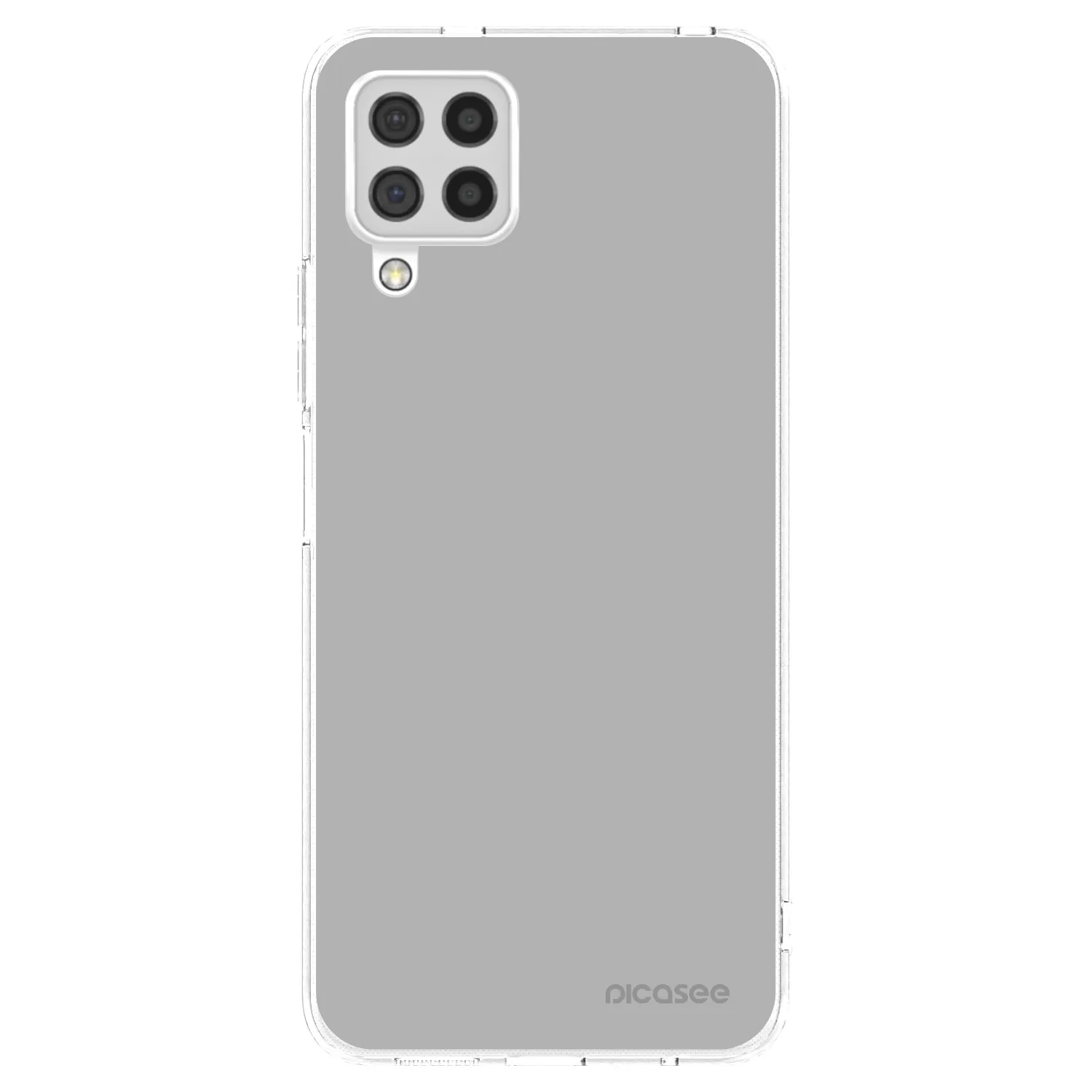 Picasee Samsung Galaxy A22 A225F 4G Hülle - Transparentes Silikon - Stone