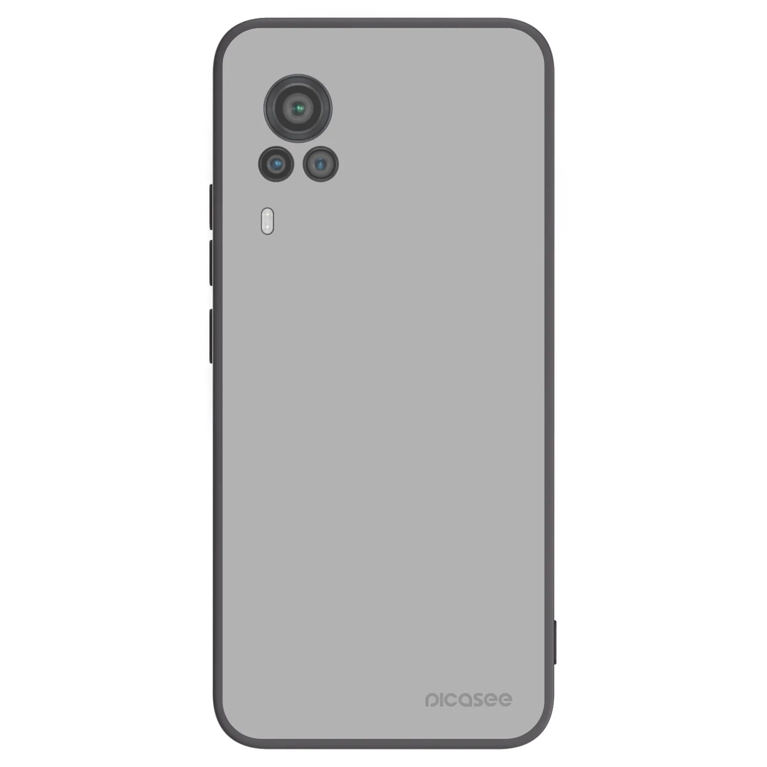 Picasee Vivo X60 Pro 5G Hülle - Schwarzes Silikon - Stone