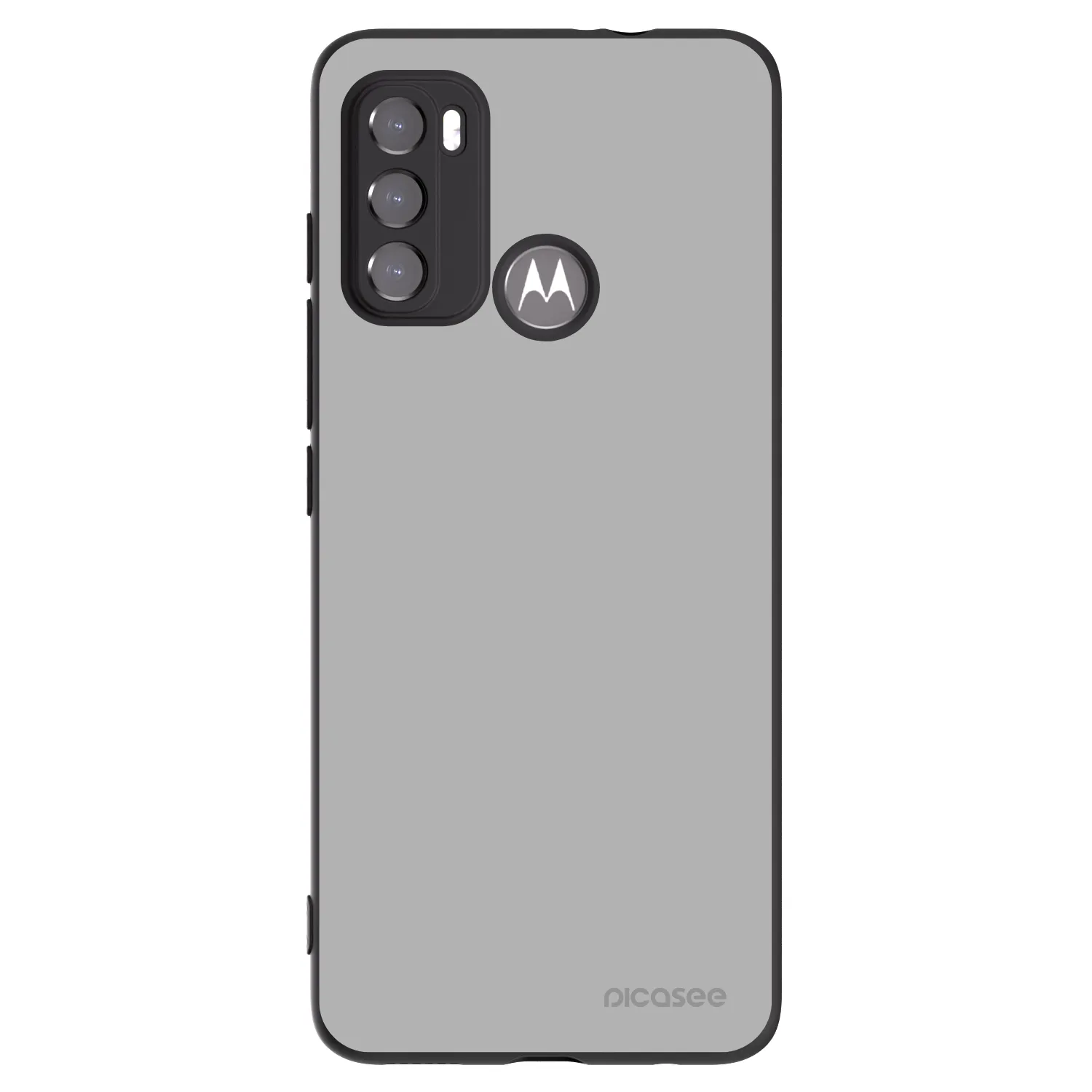 Picasee Motorola Moto G60 Hülle - Schwarzes Silikon - Stone