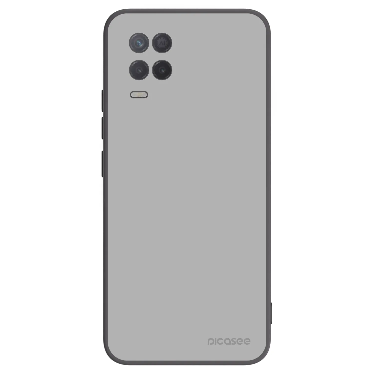Picasee Realme 8 5G Hülle - Schwarzes Silikon - Stone