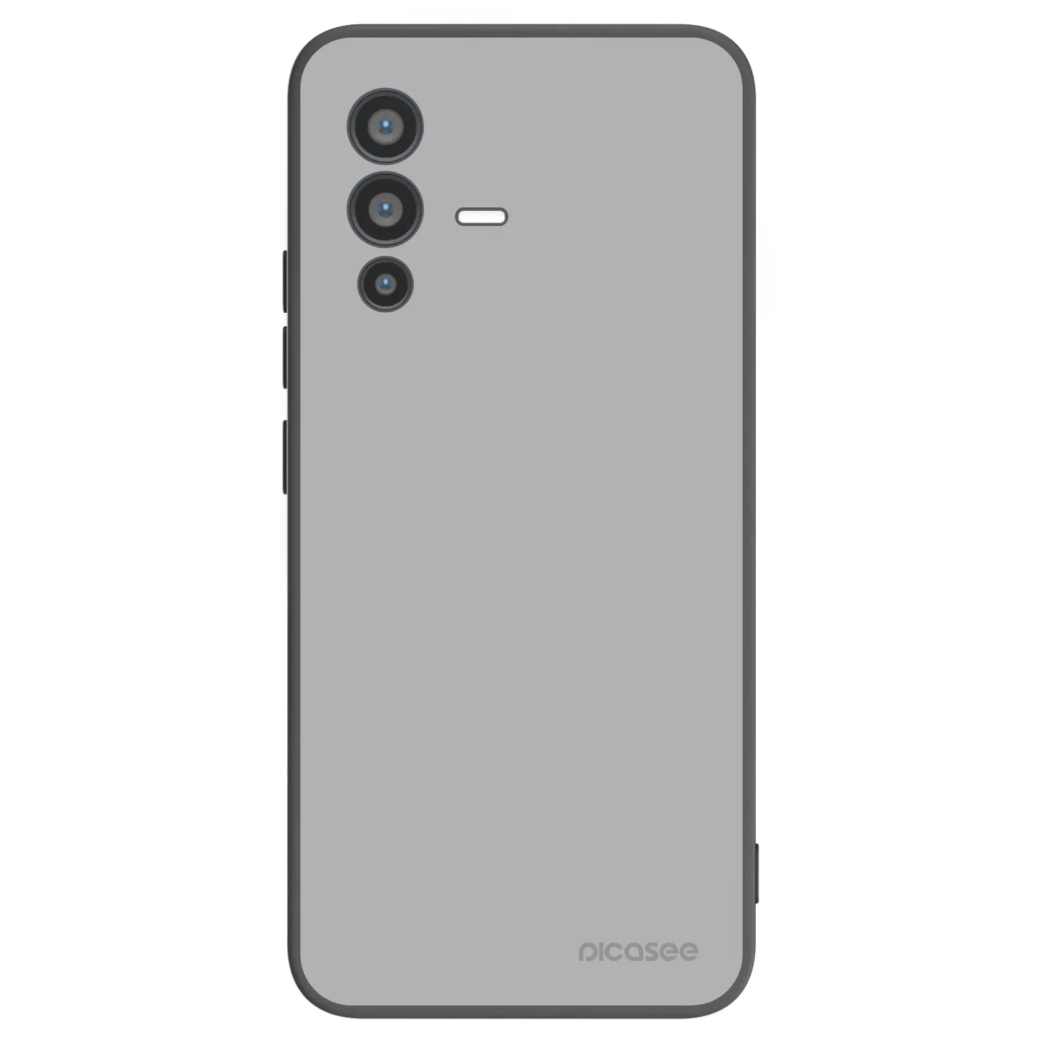 Picasee Vivo V23 5G Hülle - Schwarzes Silikon - Stone