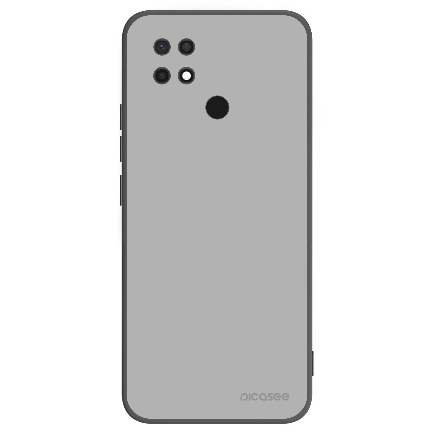 Picasee Xiaomi Redmi 10C Hülle - Schwarzes Silikon - Stone