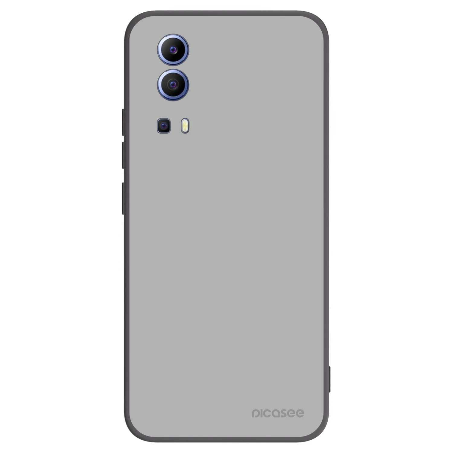 Picasee Vivo Y52 5G Hülle - Schwarzes Silikon - Stone