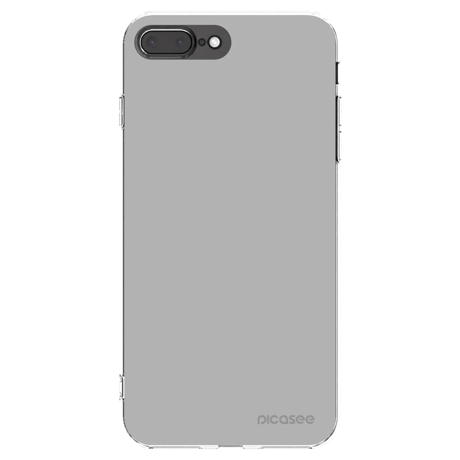 Picasee Apple iPhone 8 Plus Hülle - Transparentes Silikon - Stone