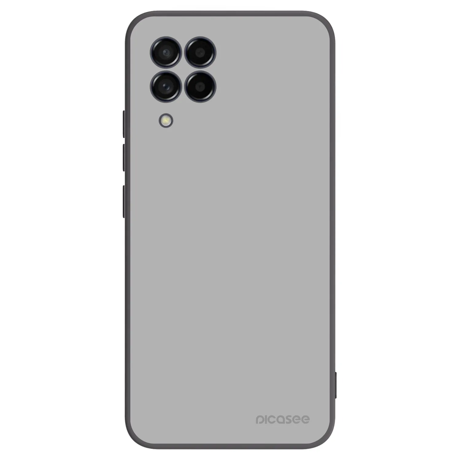 Picasee Samsung Galaxy M53 5G Hülle - Schwarzes Silikon - Stone