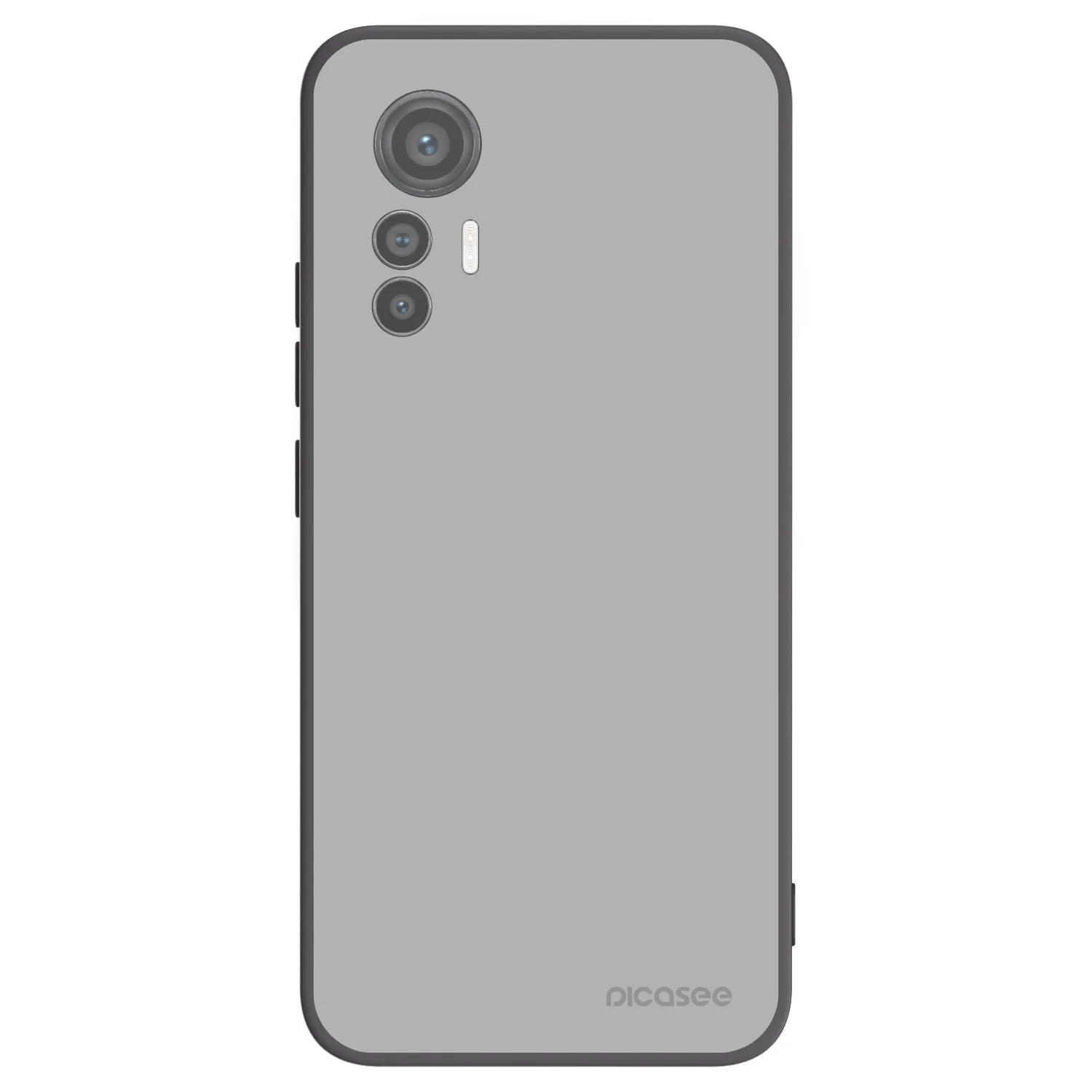 Picasee Xiaomi 12 Lite Hülle - Schwarzes Silikon - Stone