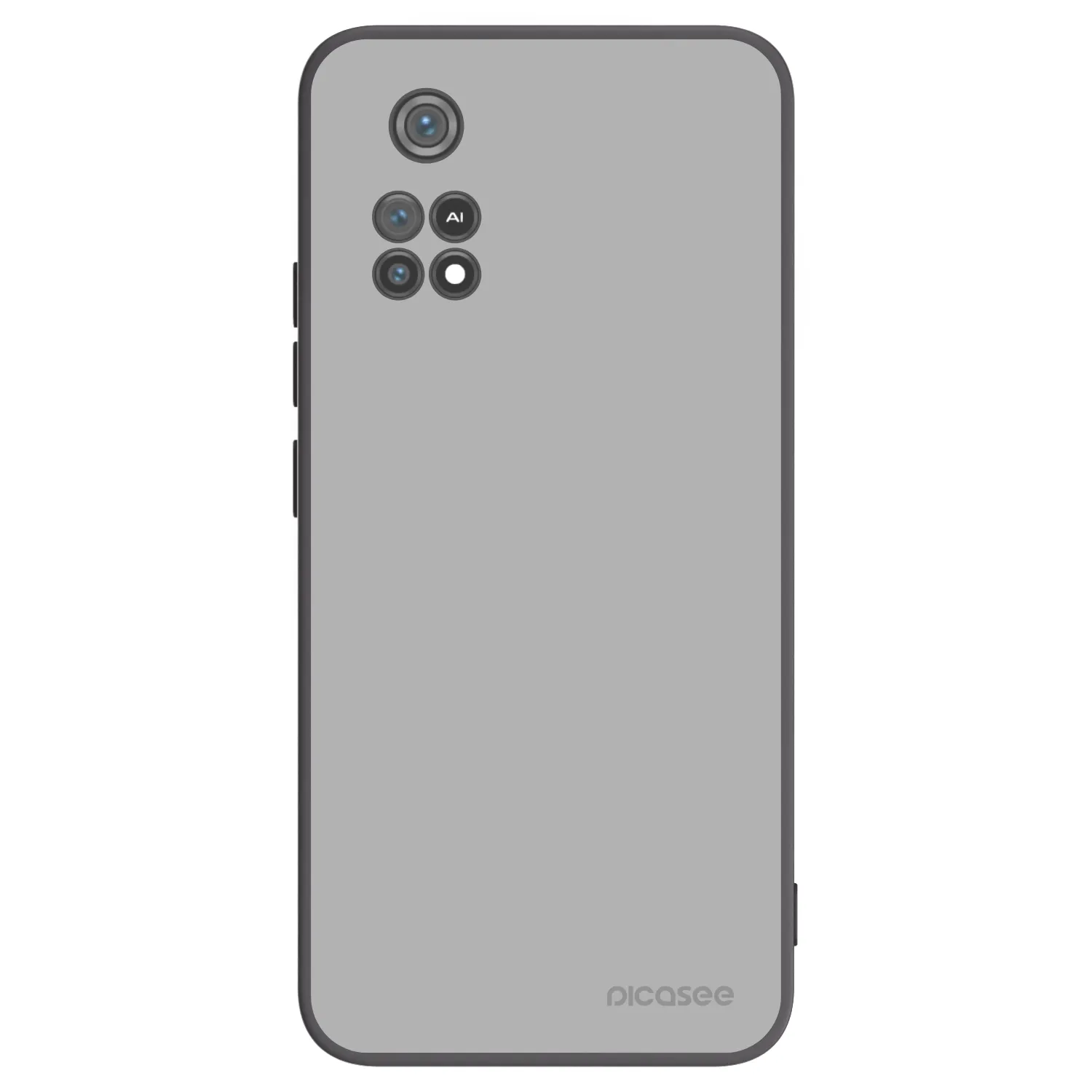 Picasee Xiaomi Poco M4 Pro Hülle - Schwarzes Silikon - Stone