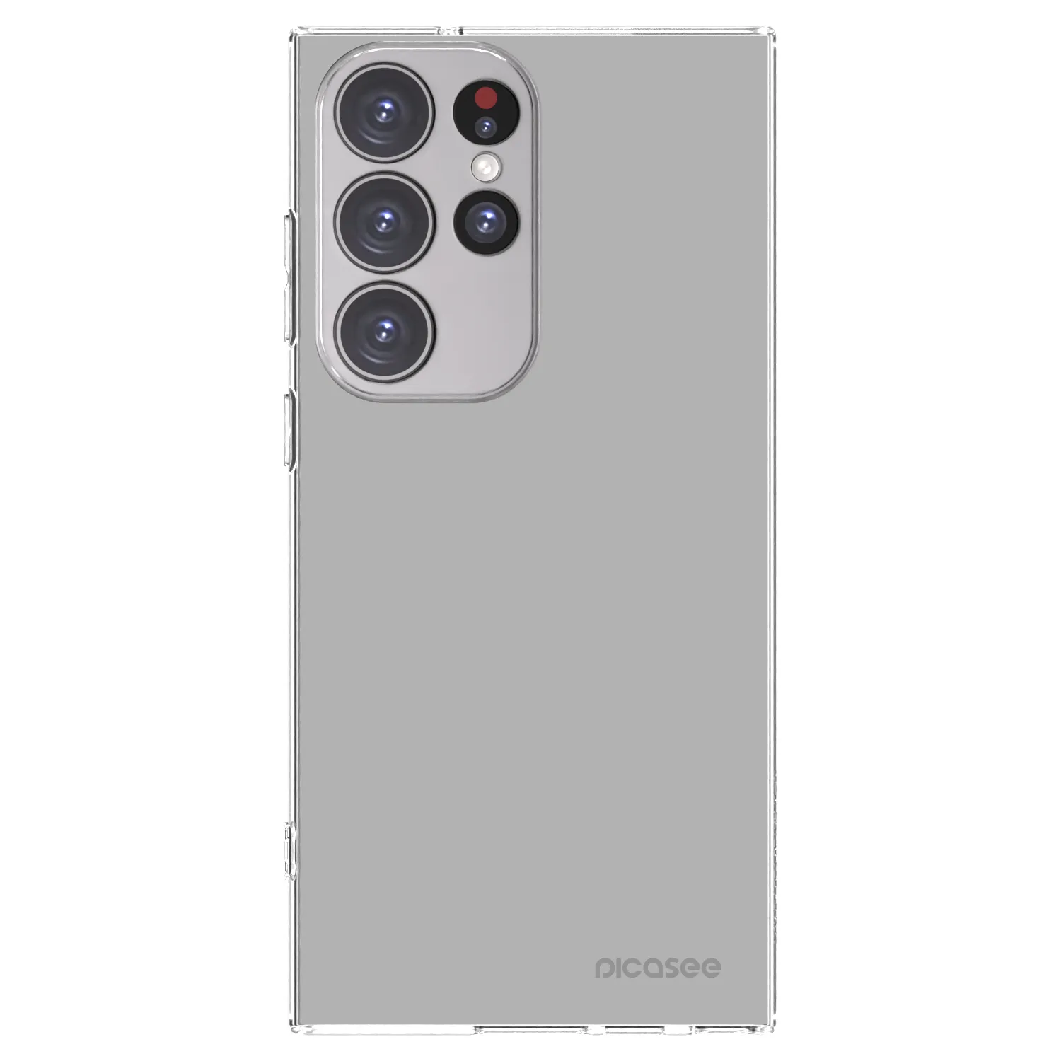 Picasee Samsung Galaxy S23 Ultra 5G Hülle - Transparentes Silikon - Stone