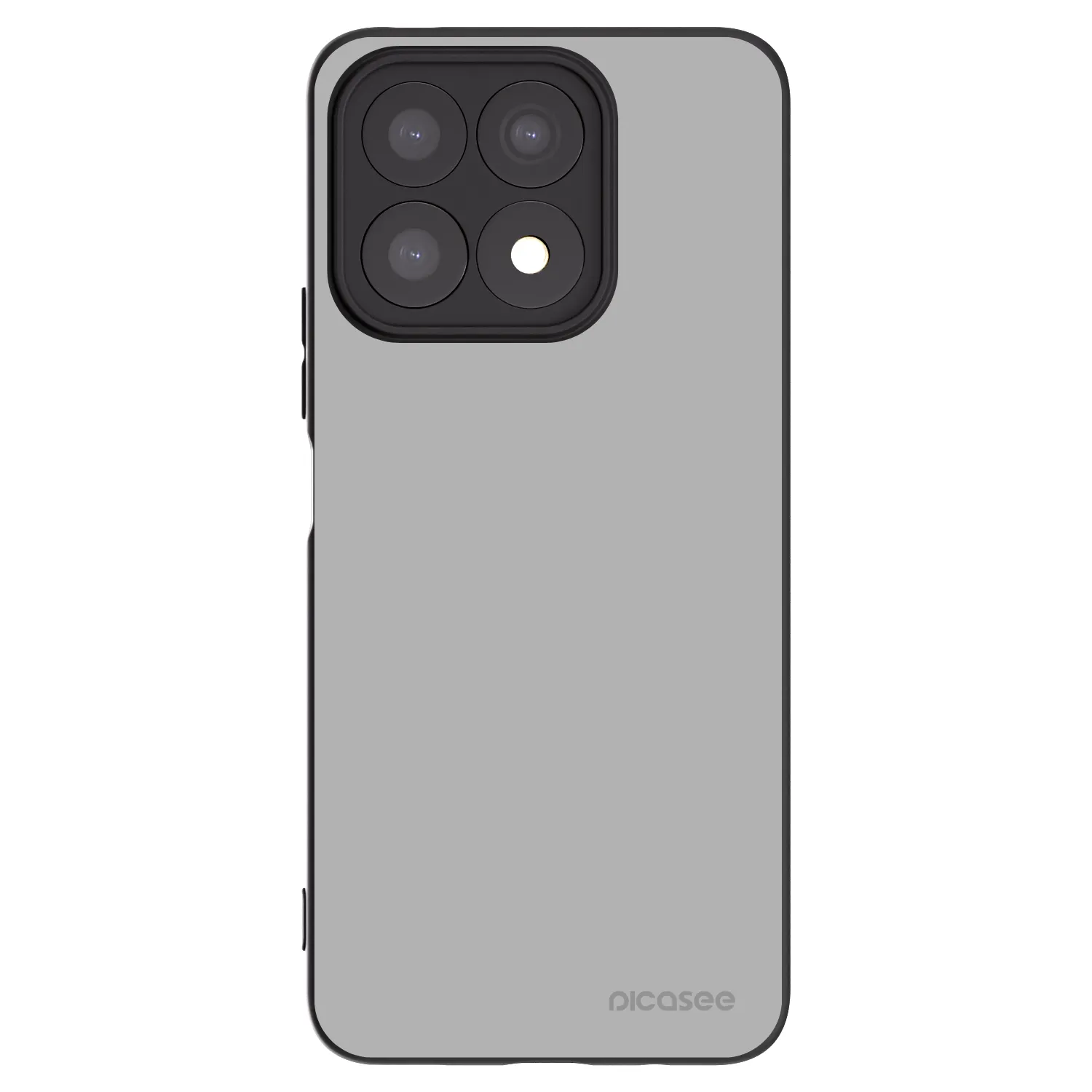 Picasee Honor X8a Hülle - Schwarzes Silikon - Stone