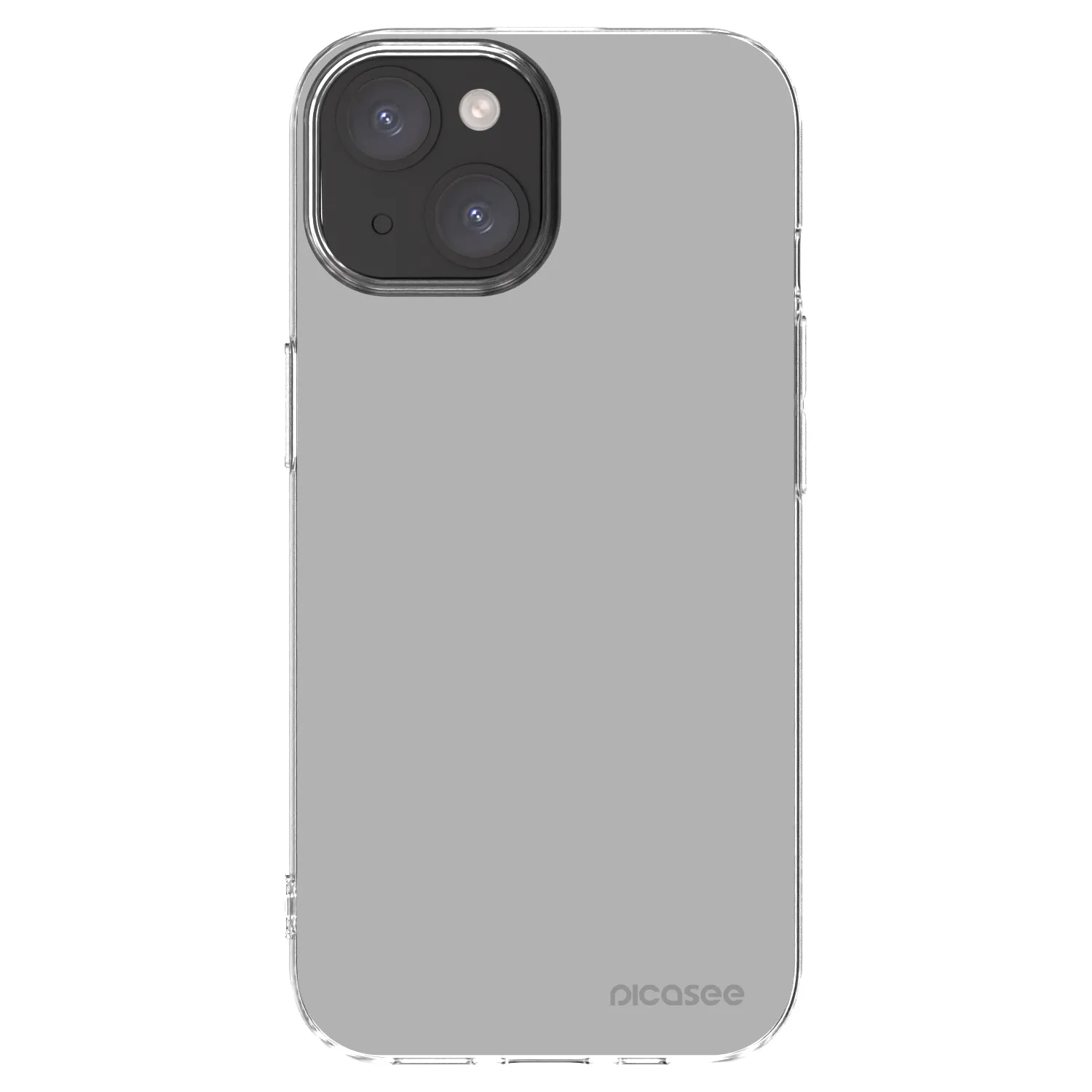 Picasee Apple iPhone 15 Hülle - Transparentes Silikon - Stone