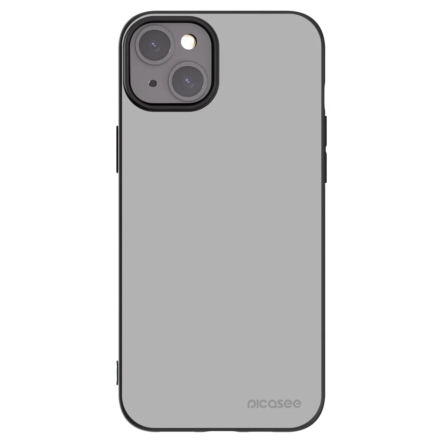Picasee Apple iPhone 15 Plus Hülle - Schwarzes Silikon - Stone