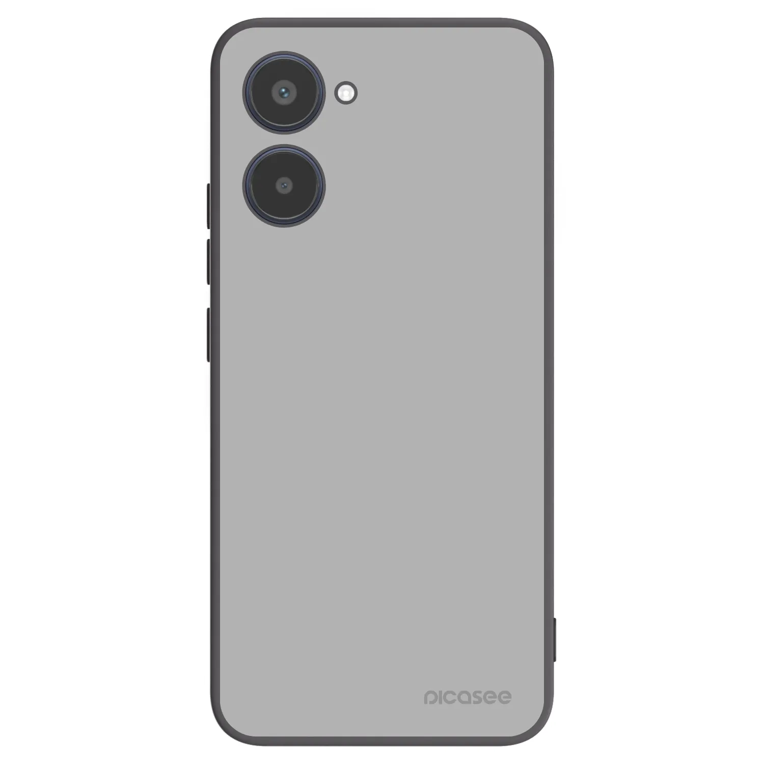 Picasee Realme 10 4G Hülle - Schwarzes Silikon - Stone