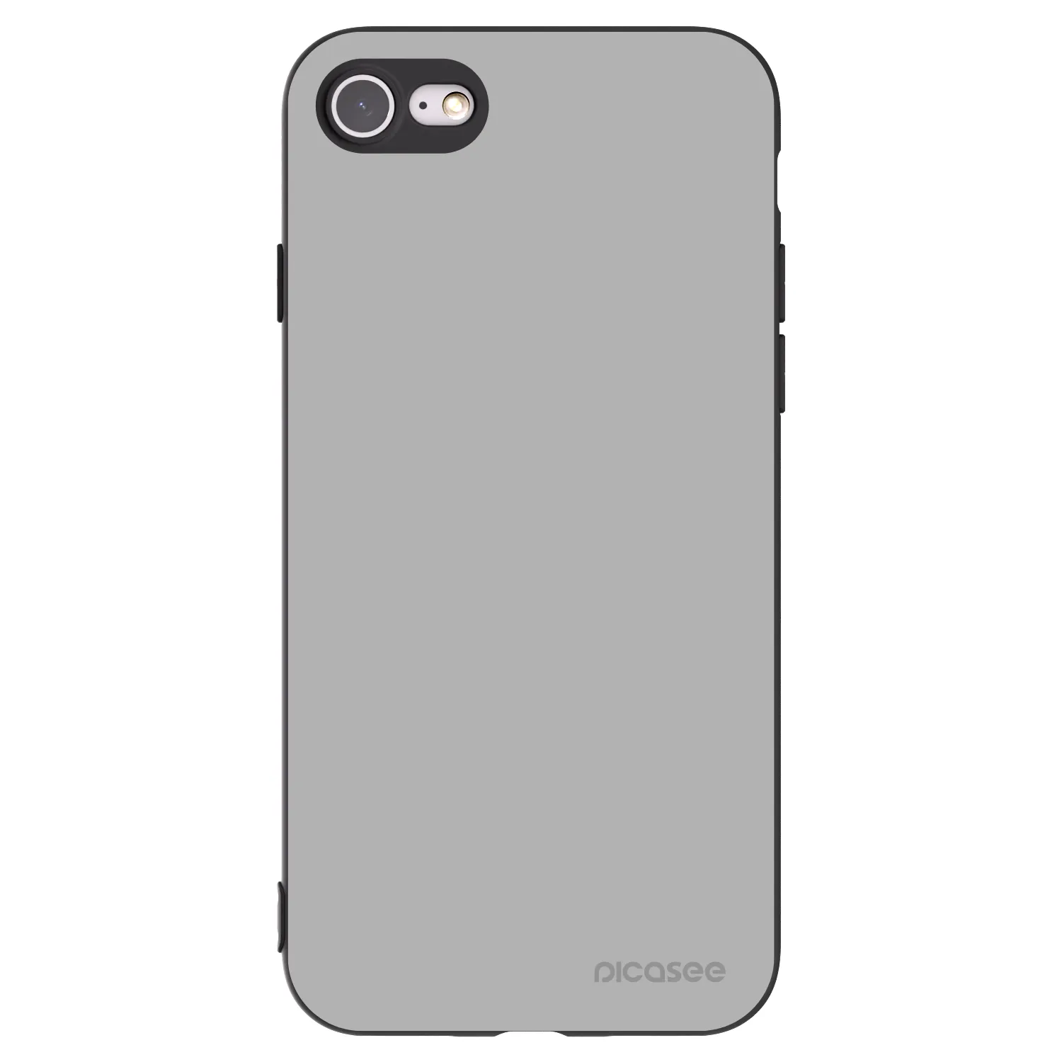Picasee Apple iPhone 7 Hülle - Schwarzes Silikon - Stone
