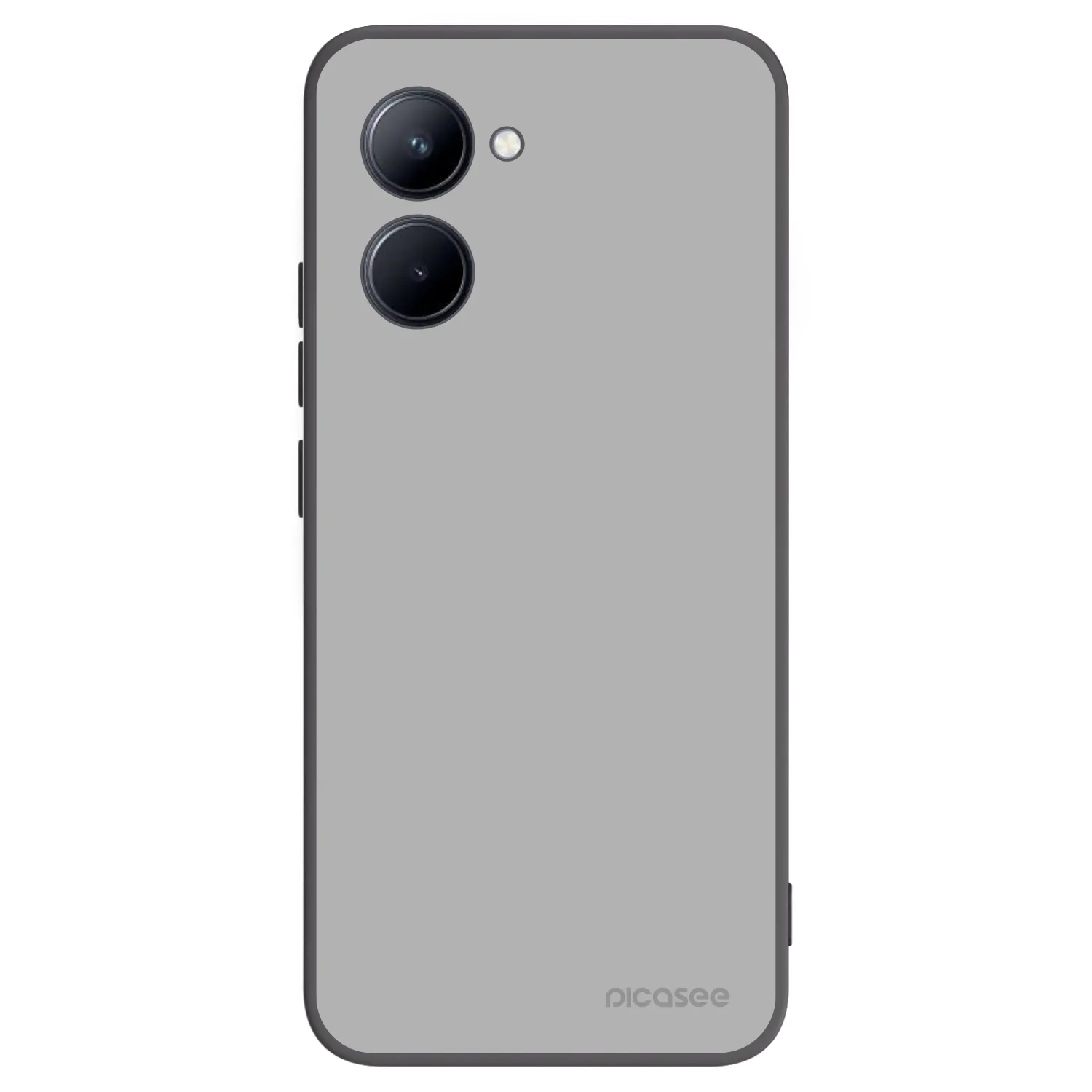 Picasee Realme C33 (2023) Hülle - Schwarzes Silikon - Stone