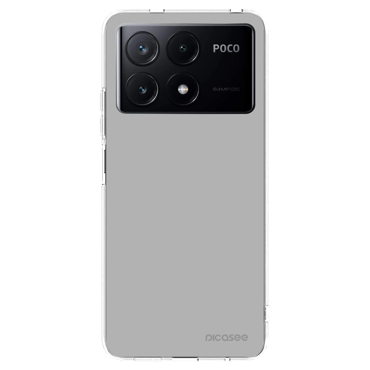 Picasee Xiaomi Poco X6 Pro Hülle - Transparentes Silikon - Stone