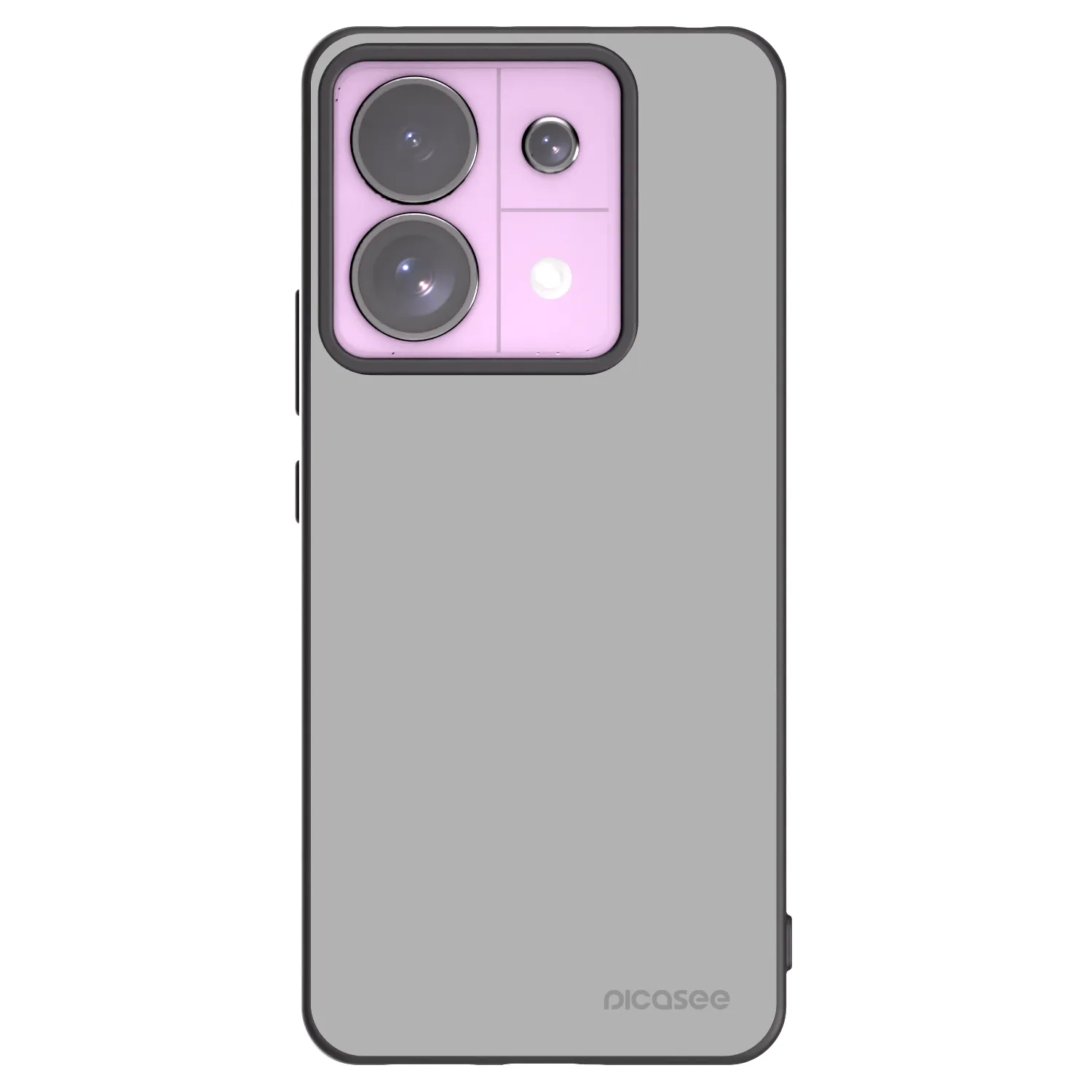 Picasee Xiaomi Redmi Note 13 Pro 5G Hülle - Schwarzes Silikon - Stone