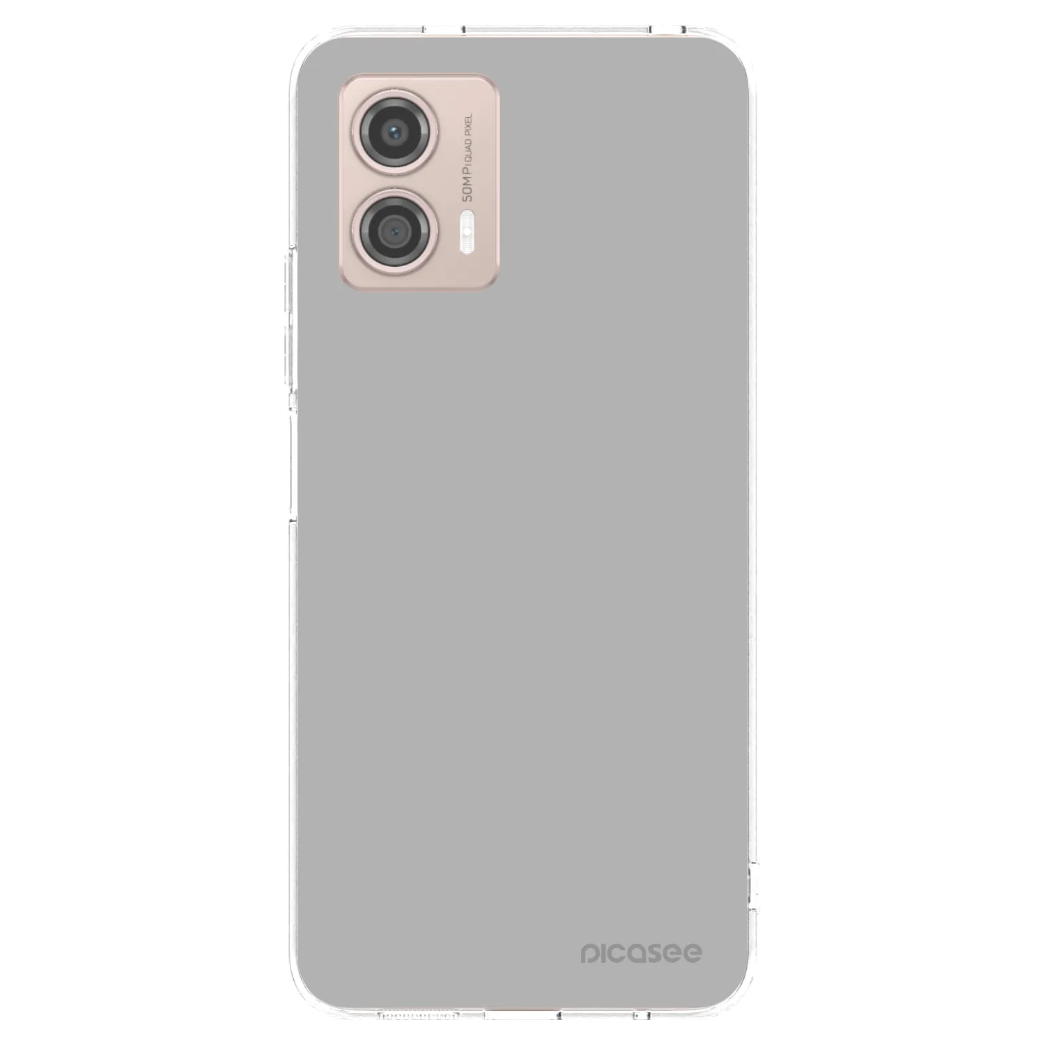 Picasee Motorola Moto G53 5G Hülle - Transparentes Silikon - Stone